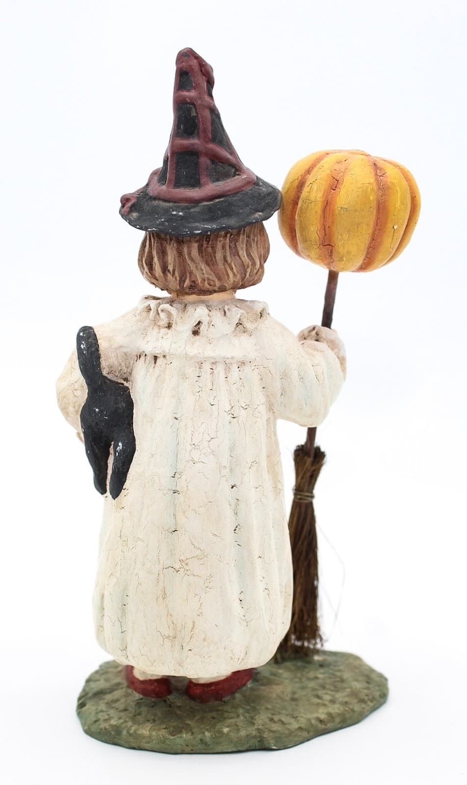 Bethany Lowe Designs Clare With With Black Kitten Halloween Folk Art Figure 7" - Thumbnail 5