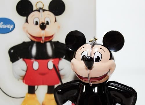 Hallmark Keepsake Vintage Tin Mickey Mouse Christmas Ornaments 2009 In Box - Thumbnail 2
