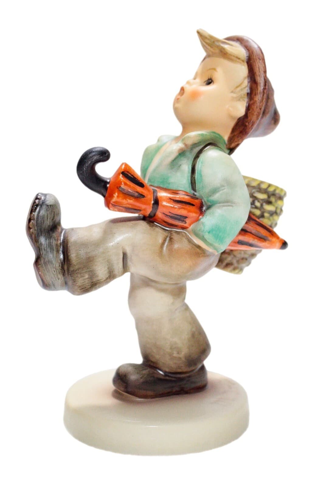 Goebel Hummel West Germany Happy Traveler Hand Painted Porcelain Figurine TMK6 - Image 1