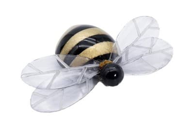 Vintage Designer CILEA PARIS France Artisan Bumblebee Statement Pin Brooch - Image 1