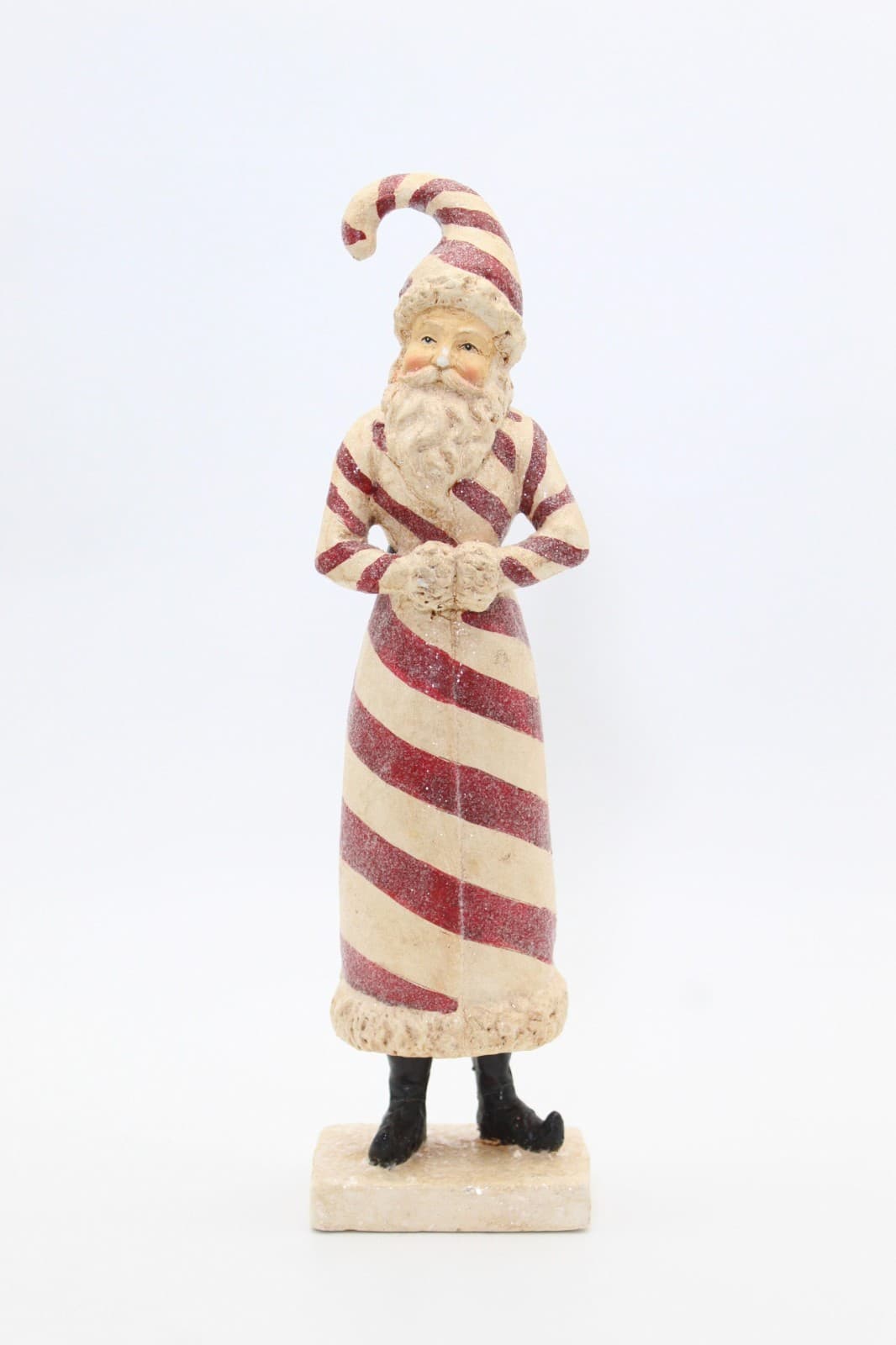 ESC Trading Company Inc. Candy Cane Santa Christmas Figure By Paul Gordon 12" - Thumbnail 10