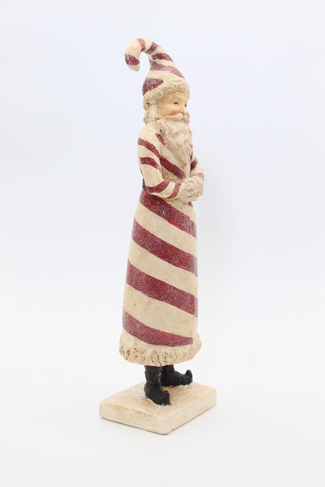 ESC Trading Company Inc. Candy Cane Santa Christmas Figure By Paul Gordon 12" - Thumbnail 6