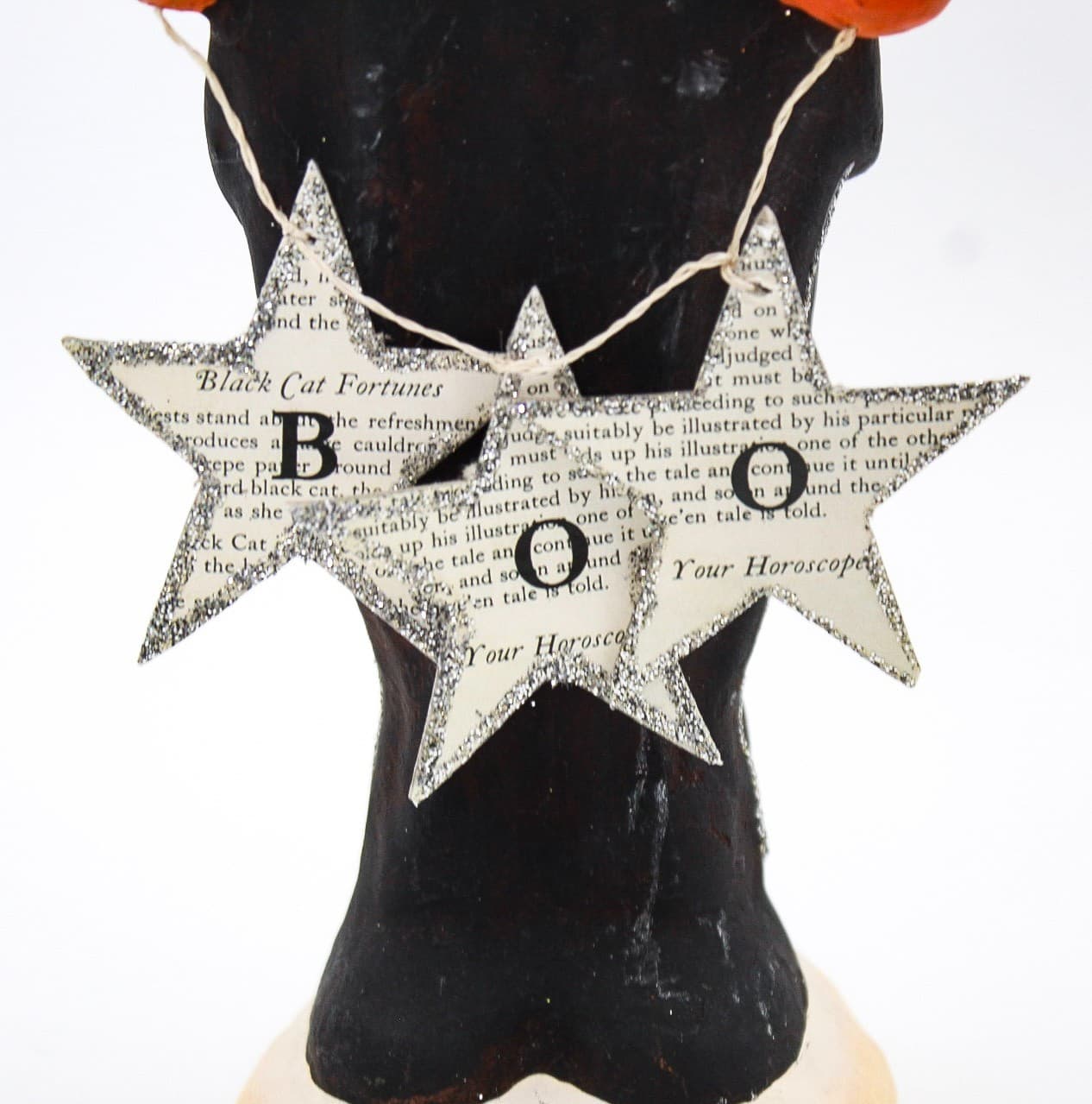 Dee Foust Bethany Lowe Boo Tuxedo Pumpkin Man Halloween Folk Art Figure 18" - Thumbnail 3