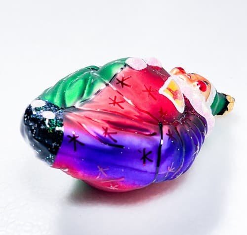 Christopher Radko A Caring Clown AIDS Awareness Blown Glass Ornament Vintage - Thumbnail 3