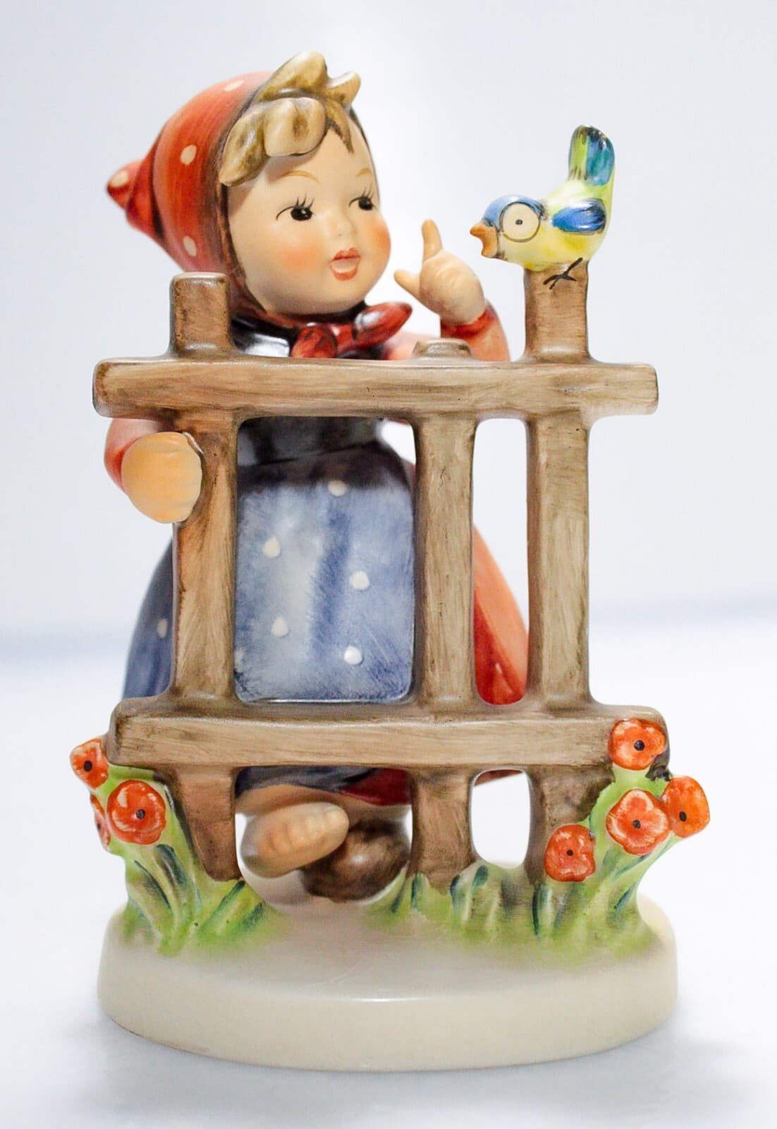 Goebel Hummel West Germany Signs Of Spring Hand Painted Porcelain Figurine TMK6 - Thumbnail 6