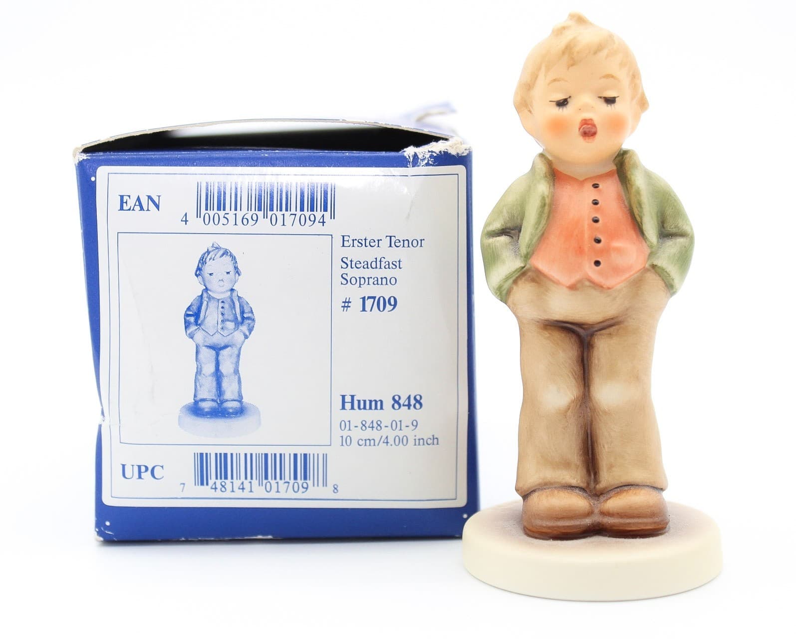 Hummel Goebel Steadfast Soprano W. Germany Porcelain Figurine TMK8 In Box - Thumbnail 5