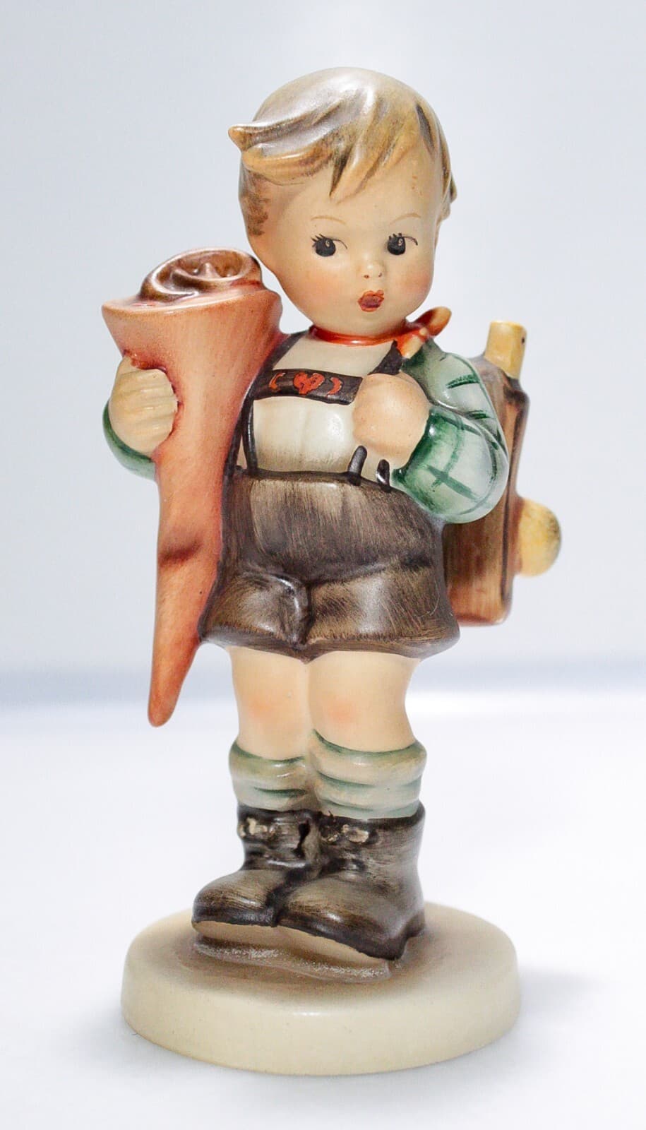 Goebel Hummel West Germany Little Scholar Hand Painted Porcelain Figurine TMK2 - Thumbnail 5