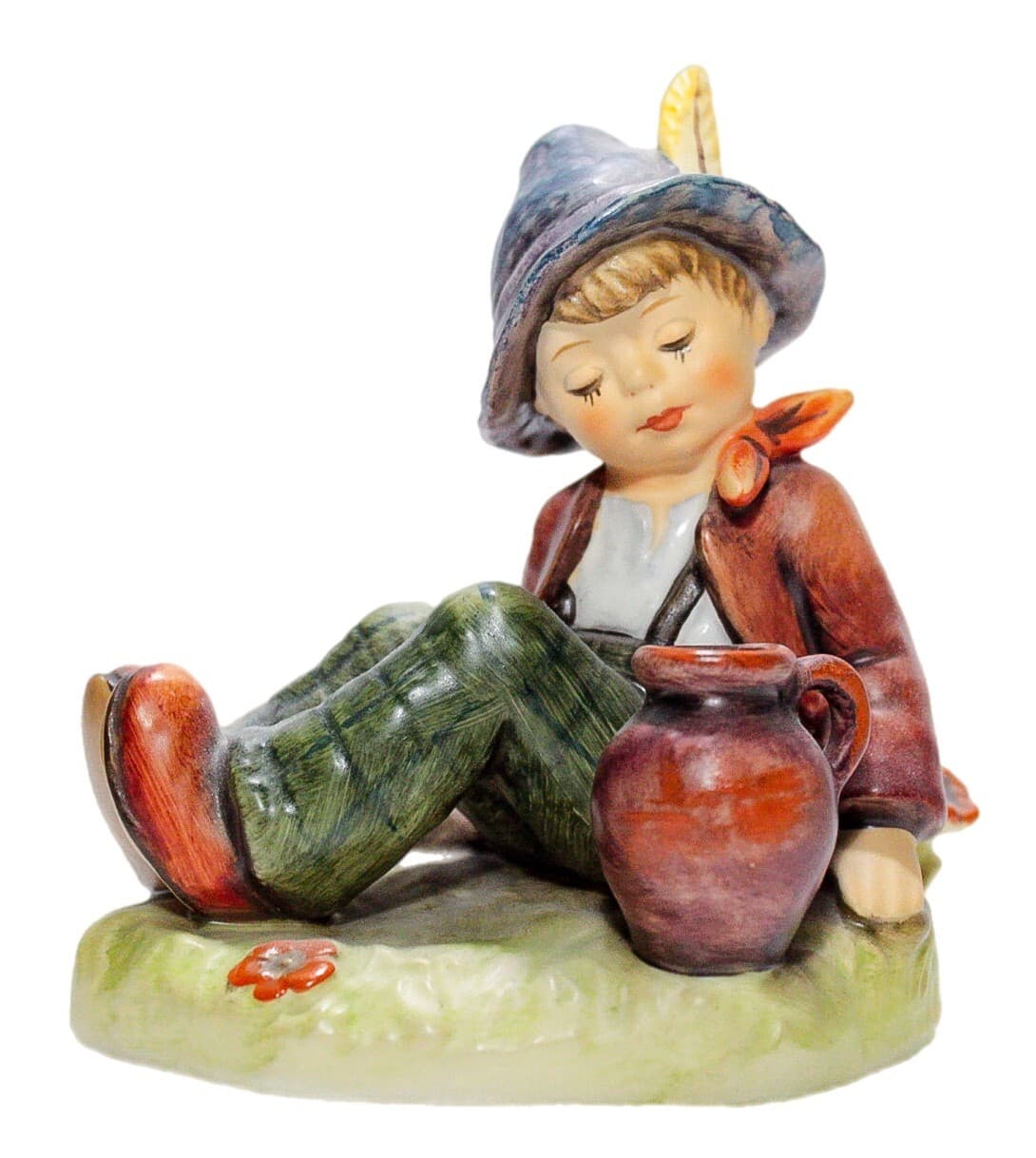 Goebel Hummel West Germany Coffee Break Hand Painted Porcelain Figurine TMK6 - Image 1
