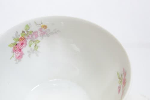 LIMOGES France C. Ahrenfeldt Floral Boullion Porcelain Cup & Saucer Antique - Thumbnail 4