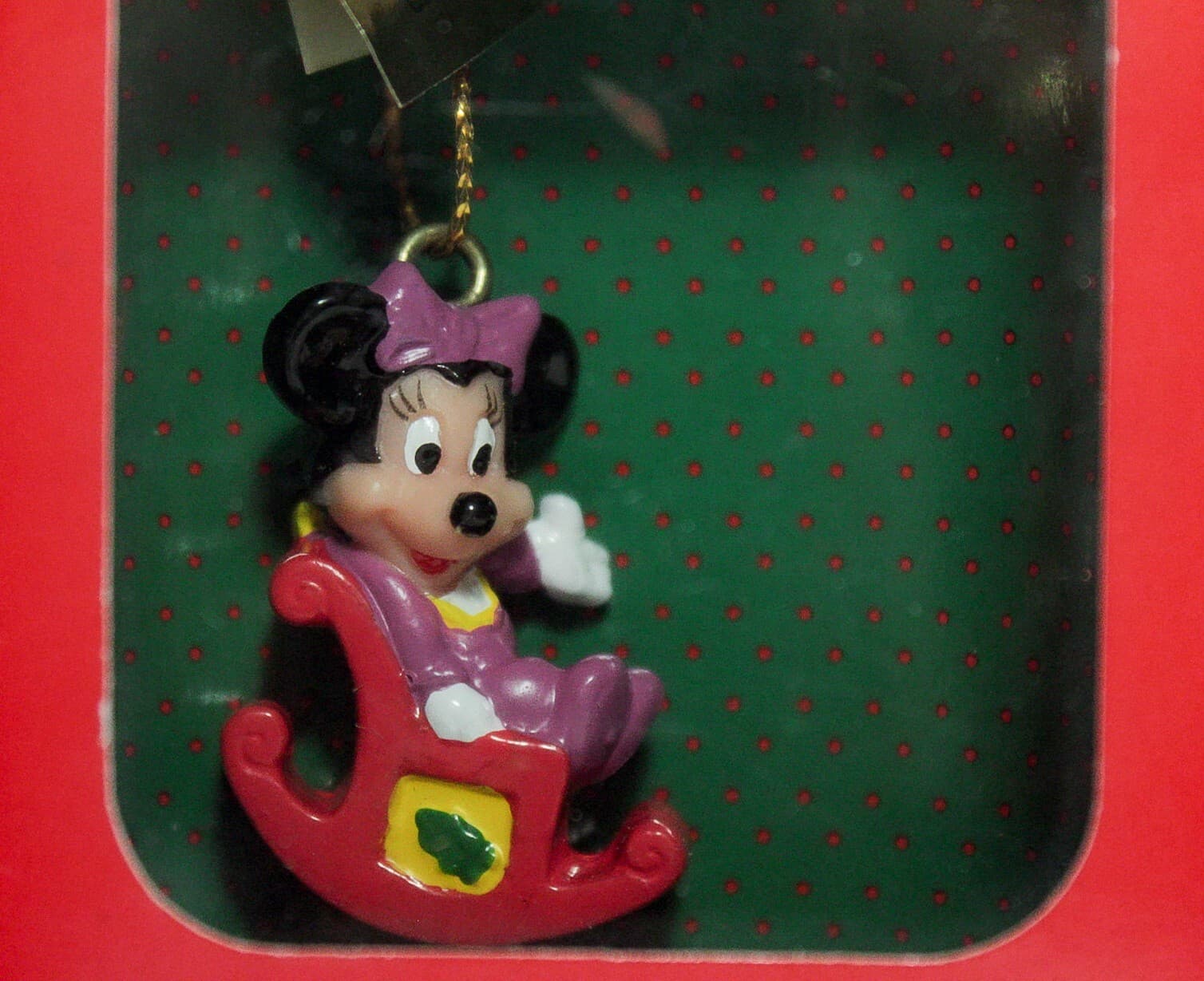 Vintage Disney Minnie Mouse Enchantments by Applause Plastic Christmas Ornament - Thumbnail 3