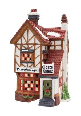 Department 56 Bumpstead Nye Cloaks & Canes Heritage Village Dickens' Village - Image 1