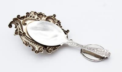 Rare Vintage Two Tone Cat & Scroll Motif Reading Spoon Bookmark - Thumbnail 9