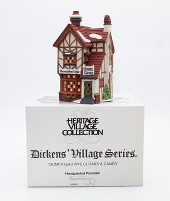Department 56 Bumpstead Nye Cloaks & Canes Heritage Village Dickens' Village - Thumbnail 2