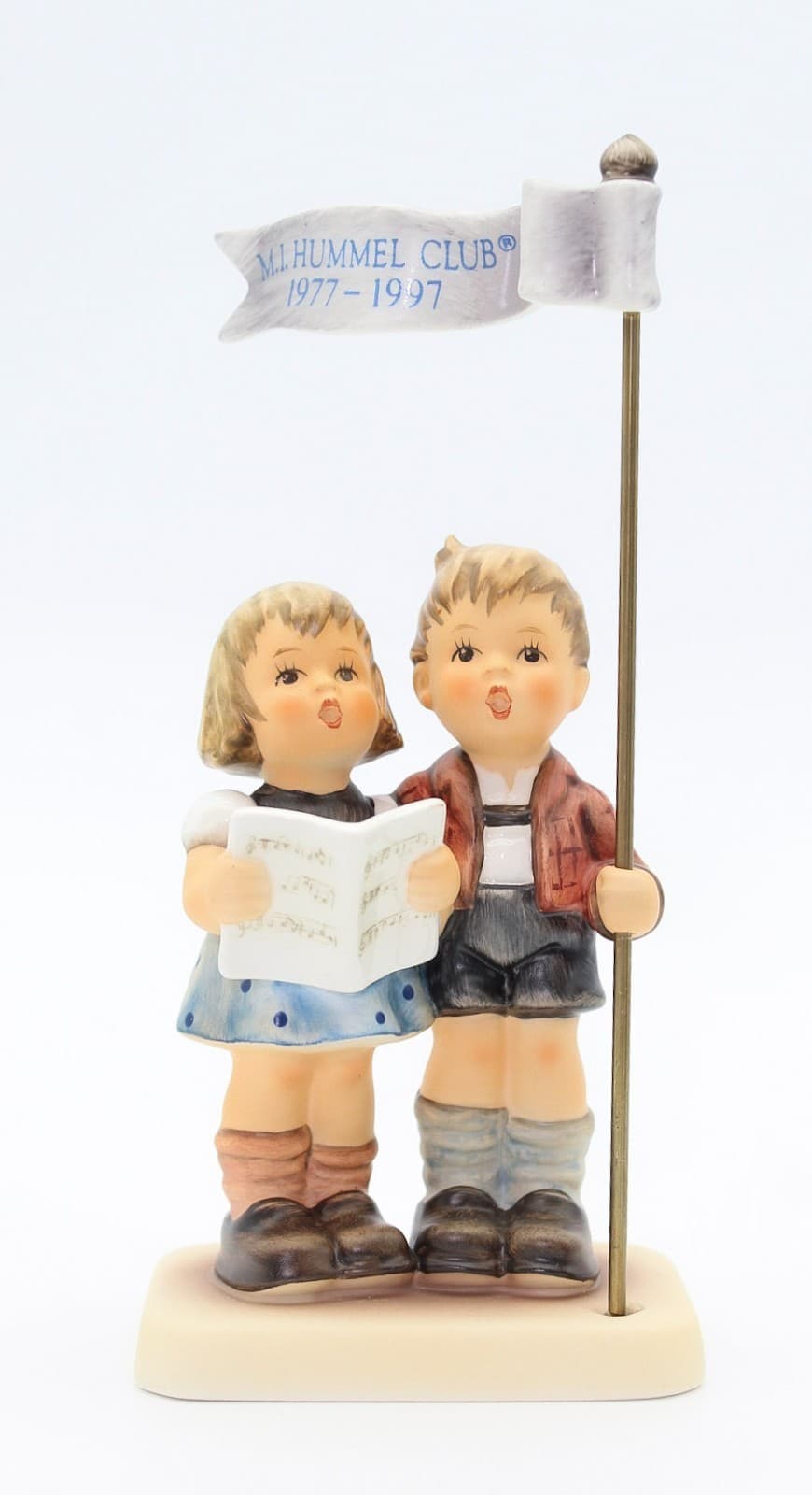 Hummel Goebel Celebrate With Song W. Germany Porcelain Figurine TMK7 In Box - Thumbnail 5