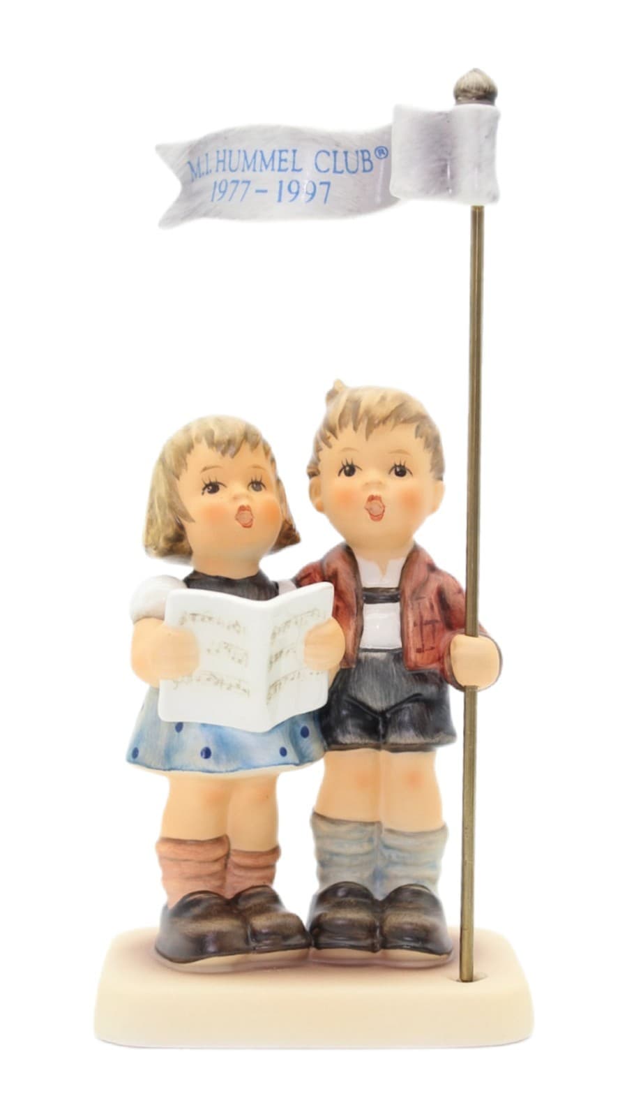 Hummel Goebel Celebrate With Song W. Germany Porcelain Figurine TMK7 In Box - Image 1