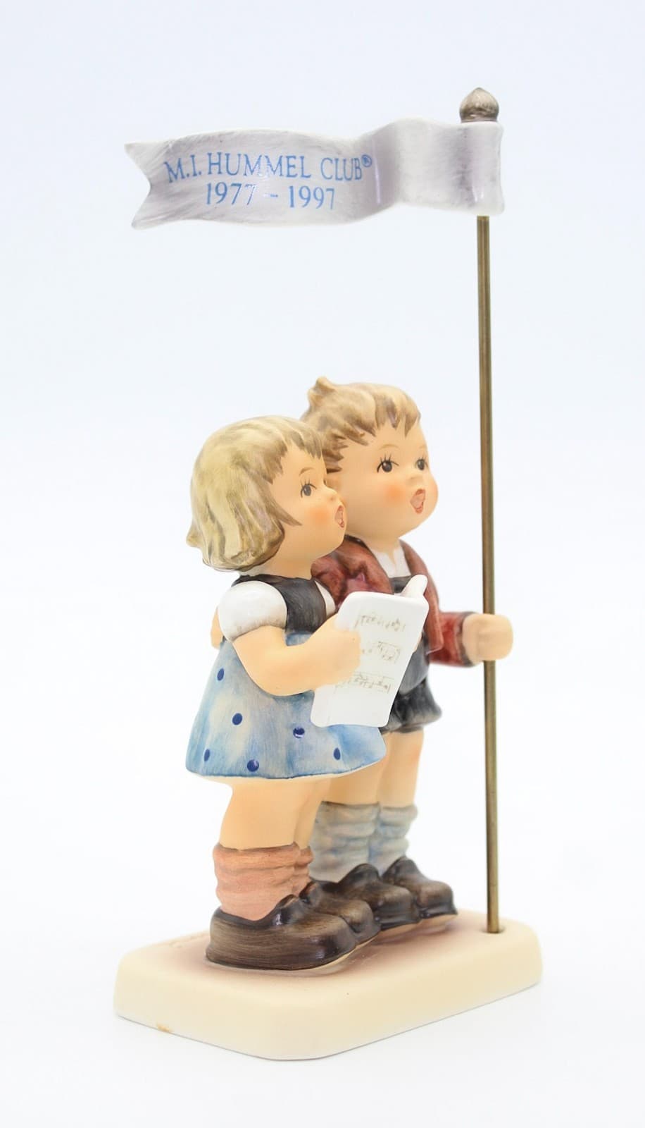 Hummel Goebel Celebrate With Song W. Germany Porcelain Figurine TMK7 In Box - Thumbnail 3