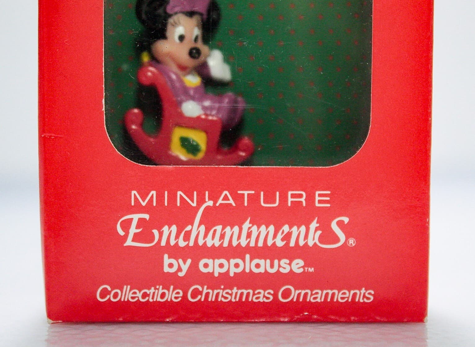 Vintage Disney Minnie Mouse Enchantments by Applause Plastic Christmas Ornament - Thumbnail 2