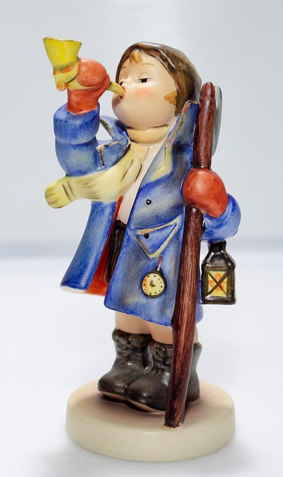 GOEBEL HUMMEL W. Germany "Hear Ye, Hear Ye" Hand Painted Porcelain Figurine TMK6 - Thumbnail 6