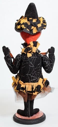 ESC Trading Company 2002 Halloween Pumpkin Paper Mache Doll by Sharon Andrews - Thumbnail 6