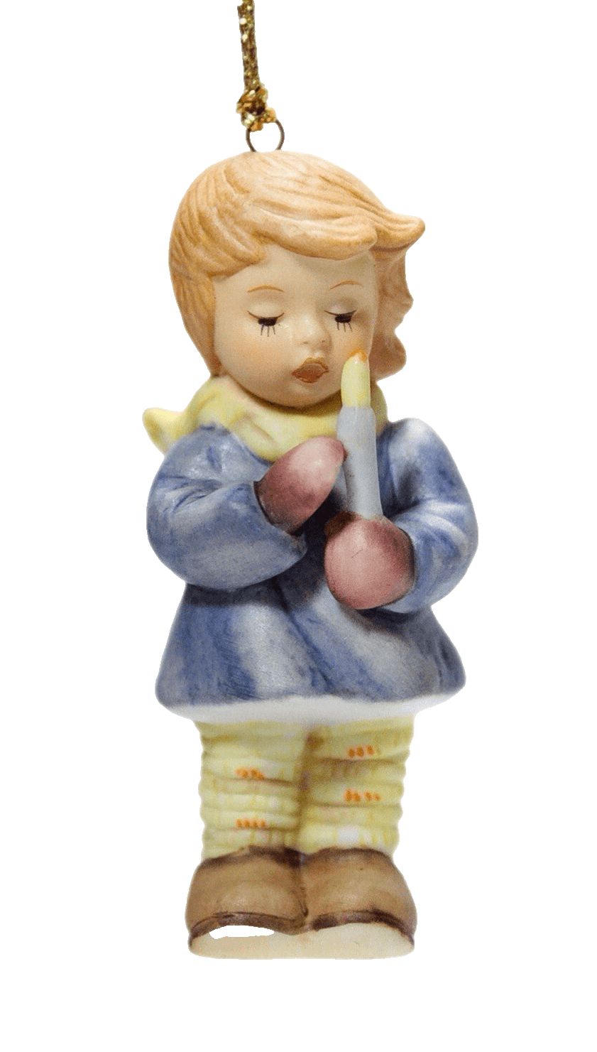 Berta Hummel Goebel 2001 "The Glow Of Candlelight" Porcelain Christmas Ornament - Image 1