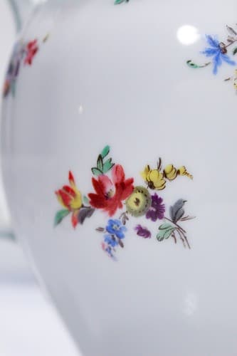 HUTSCHENREUTHER SELB Bavaria Germany Floral Motif Porcelain Coffee Pot - Thumbnail 2