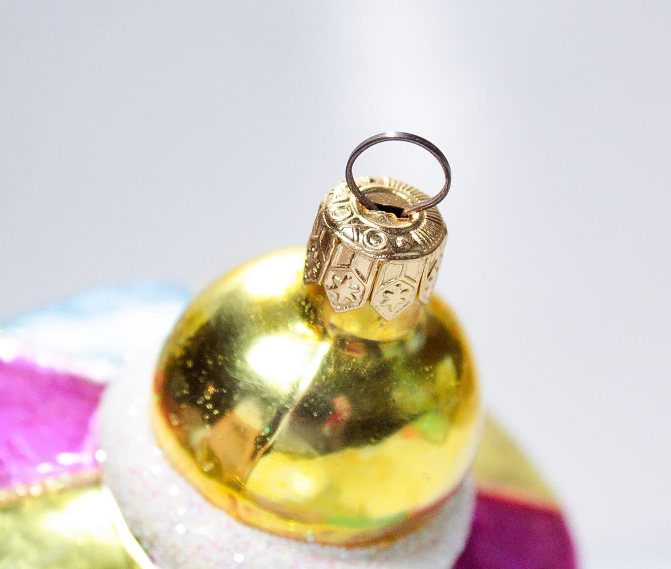 CHRISTOPHER RADKO "Merry Maytime" Circus Zoo Carousel Glass Christmas Ornament - Thumbnail 9