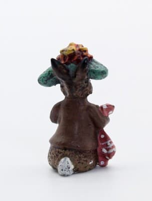Antique FRITZ BERMANN Cold Painted Vienna Bronze Beatrix Potter Benjamin Bunny - Thumbnail 4