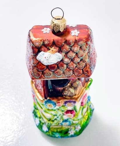 Christopher Radko Well Wishes Make A Wish Foundation Glass Ornament Vintage - Thumbnail 3