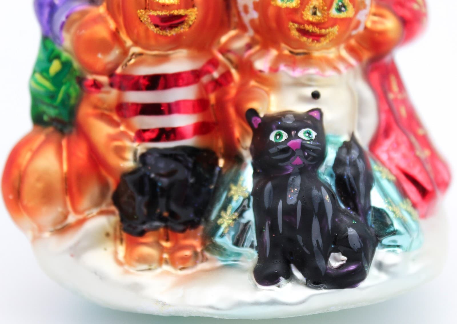 Christopher Radko The Patchworthies Halloween Christmas Glass Ornament Vintage - Thumbnail 4