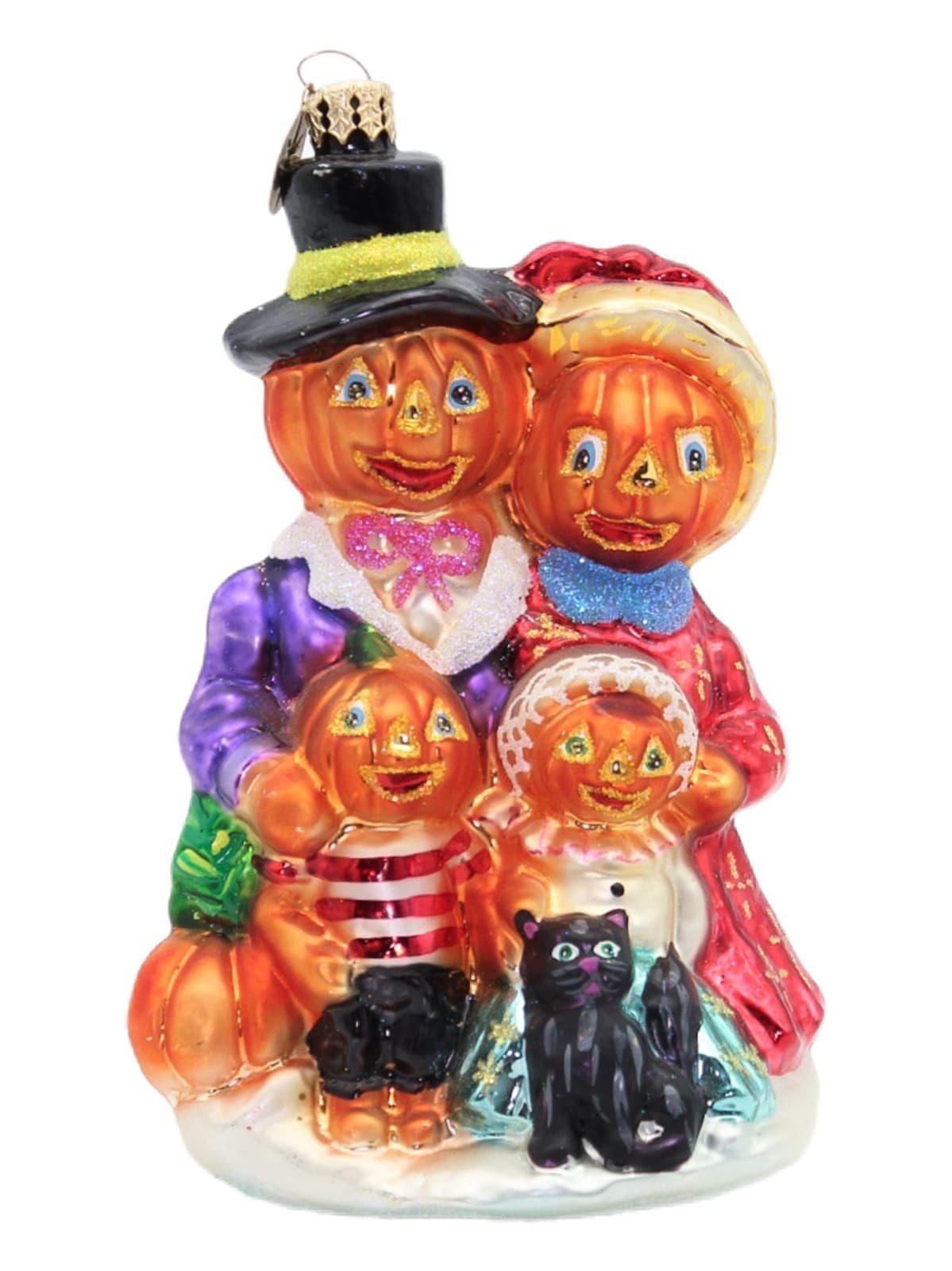 Christopher Radko The Patchworthies Halloween Christmas Glass Ornament Vintage - Image 1