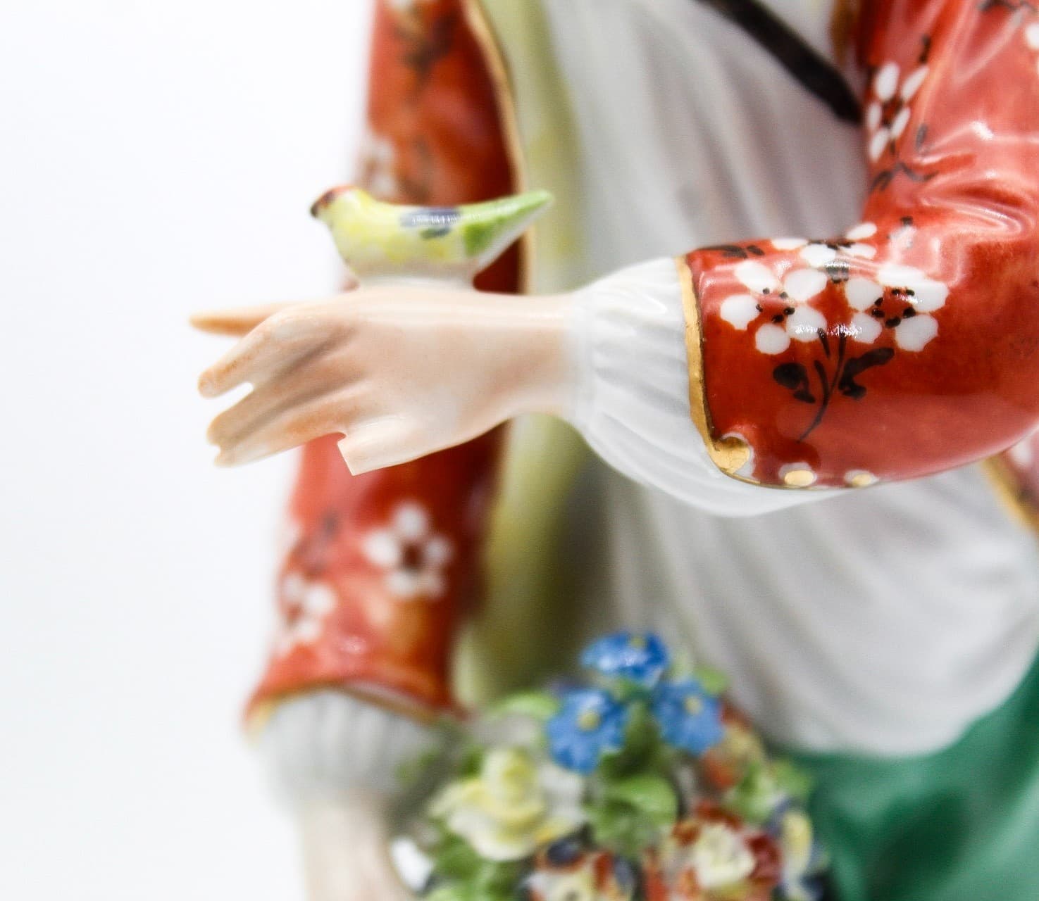 Carl Thieme Germany Dresden Antique Hand Painted Shepherds Porcelain Figurines - Thumbnail 14