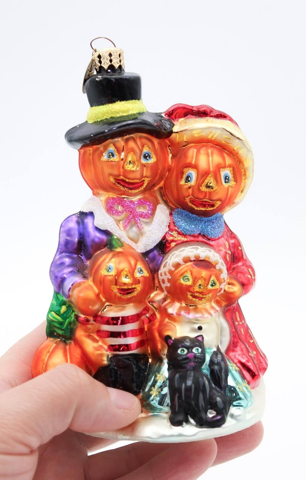 Christopher Radko The Patchworthies Halloween Christmas Glass Ornament Vintage - Thumbnail 3