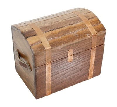 Vintage Dollhouse Miniature Handcrafted Wood Blanket Chest - Image 1