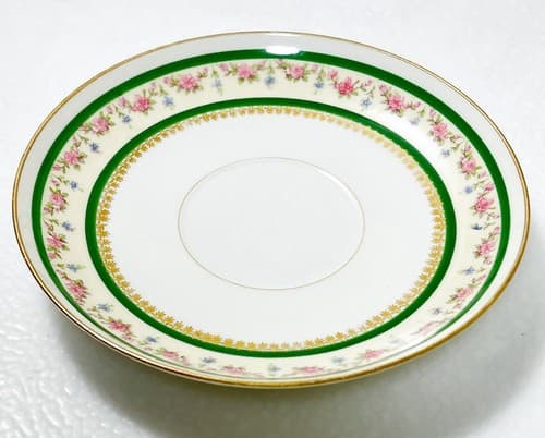 LIMOGES D & C France Delinieres & Co. Floral Pattern Porcelain Cup & Saucer - Thumbnail 6