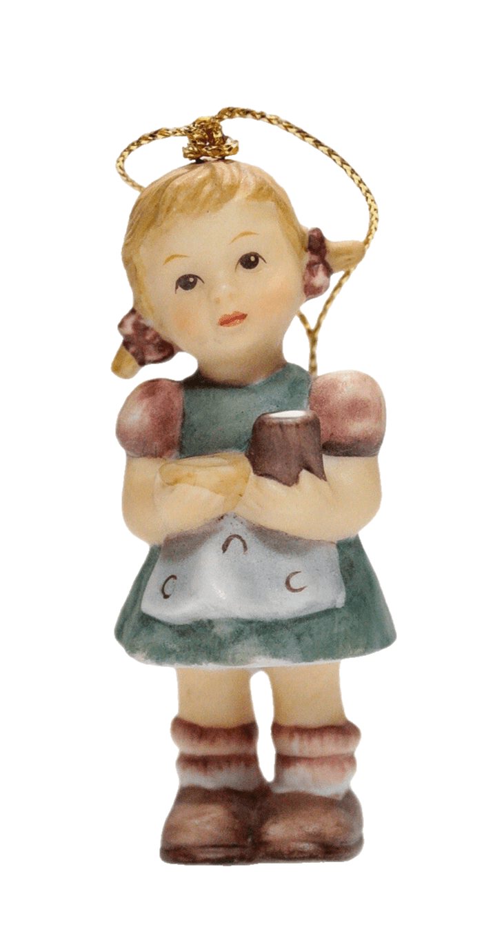 Berta Hummel Goebel 1999 "A Treat For St. Nick" Porcelain Christmas Ornament - Image 1