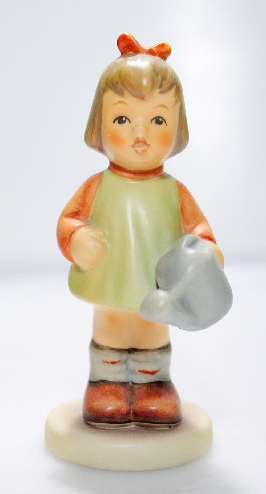 GOEBEL HUMMEL W. Germany "Nature's Gift" Hand Painted Porcelain Figurine TMK7 - Thumbnail 5