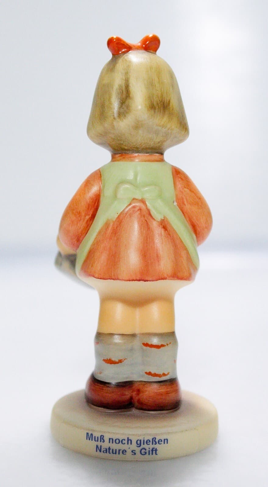 GOEBEL HUMMEL W. Germany "Nature's Gift" Hand Painted Porcelain Figurine TMK7 - Thumbnail 2