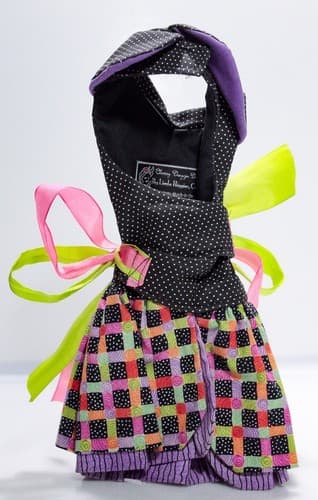 Designer LINDA HIGGINS Couture Classy Doggie Designs Multicolor Small Dog Dress - Thumbnail 6