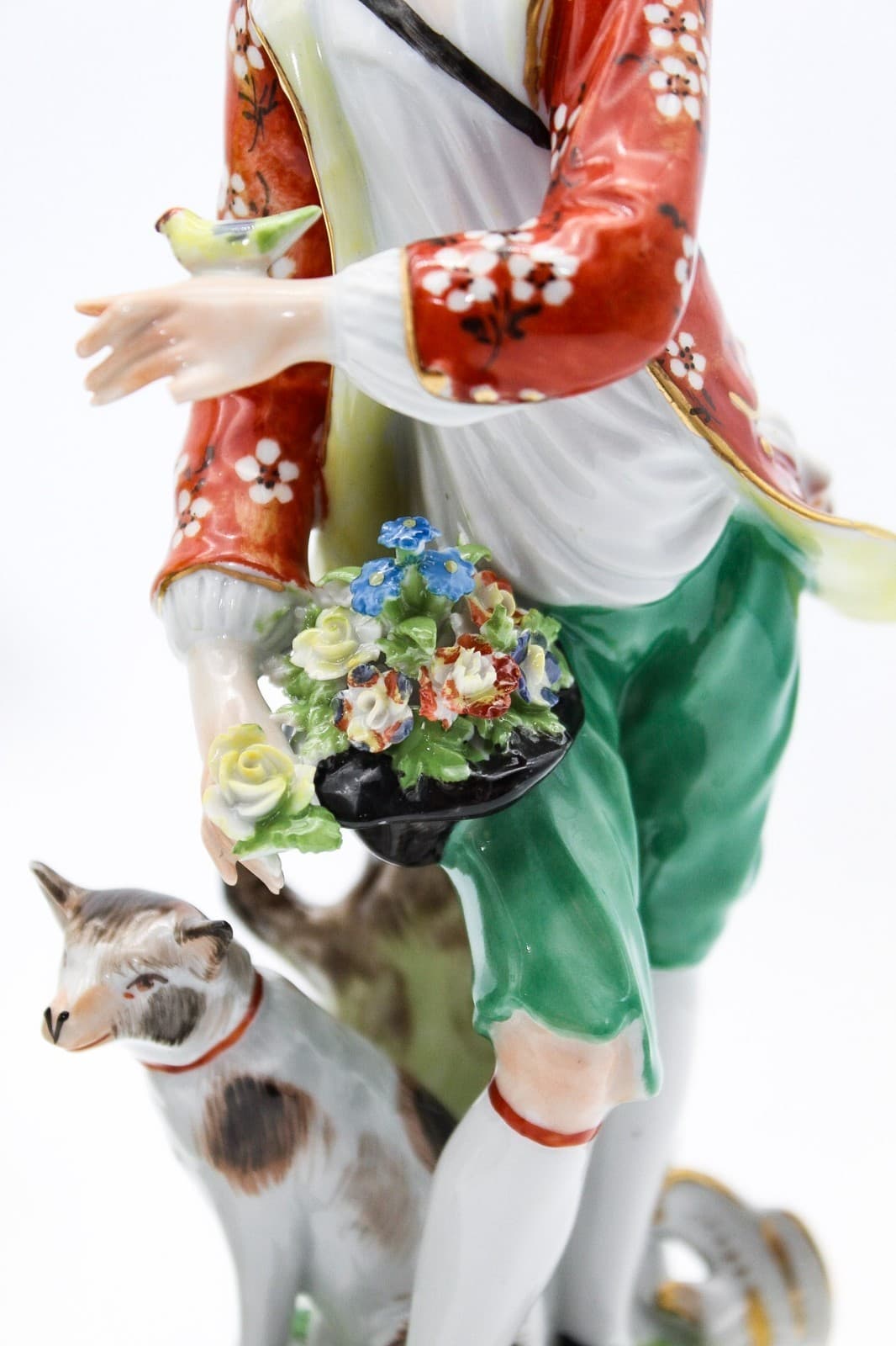 Carl Thieme Germany Dresden Antique Hand Painted Shepherds Porcelain Figurines - Thumbnail 20