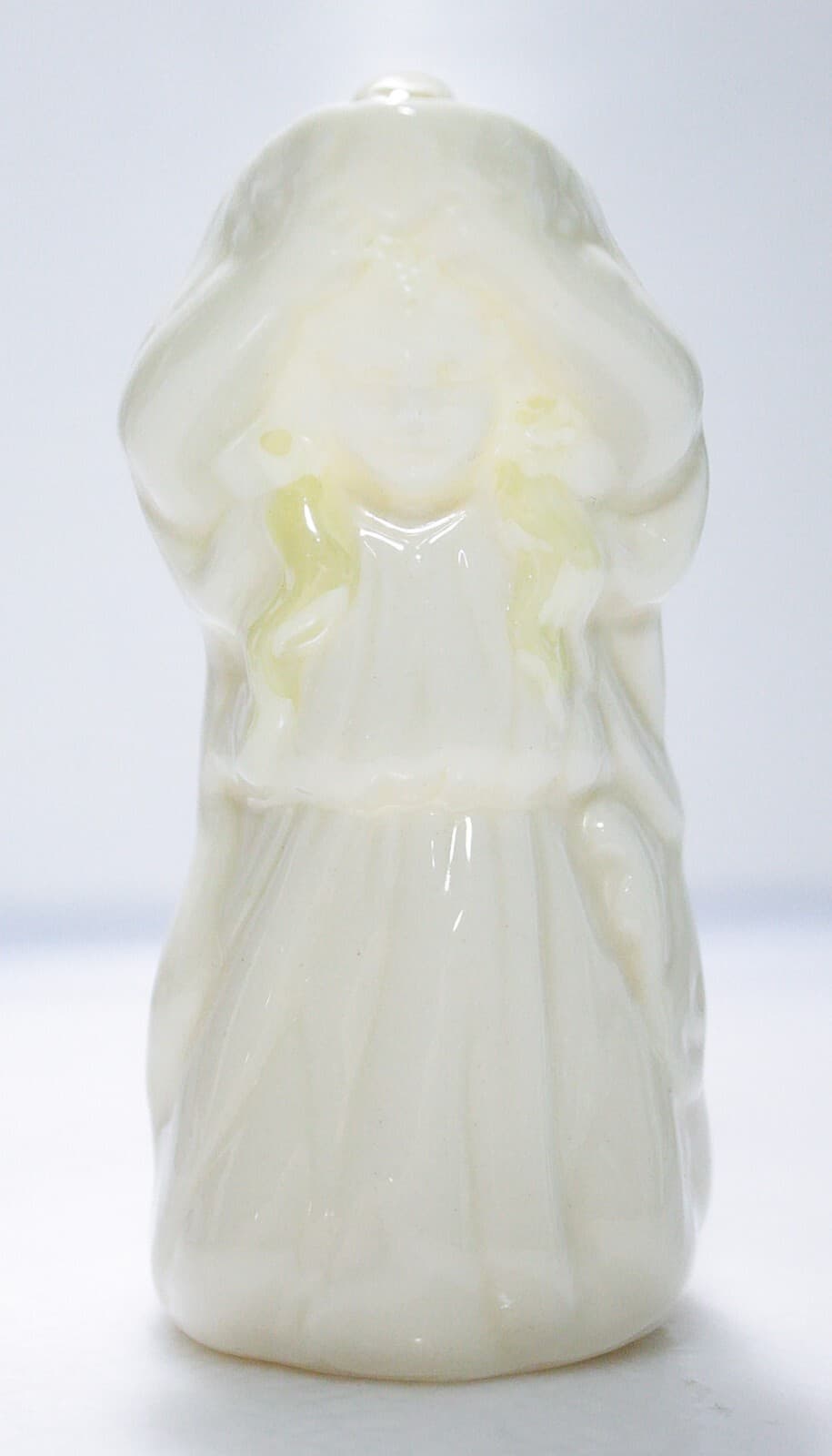 Belleek Ireland Fine Porcelain Girl Maiden Motif Small Creamer Pitcher Vintage - Thumbnail 2