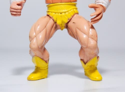 RARE Vintage HULK HOGAN Wrestling WWF Action Figure Toy - Thumbnail 4