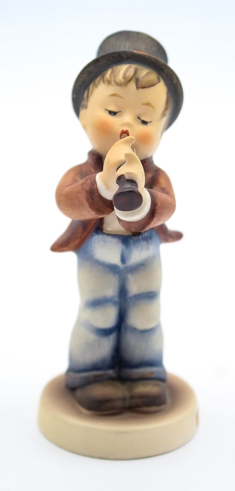 Hummel Goebel Serenade West Germany Hand Painted Porcelain Figurine TMK3 - Thumbnail 3