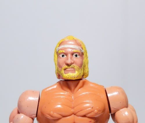 RARE Vintage HULK HOGAN Wrestling WWF Action Figure Toy - Thumbnail 2