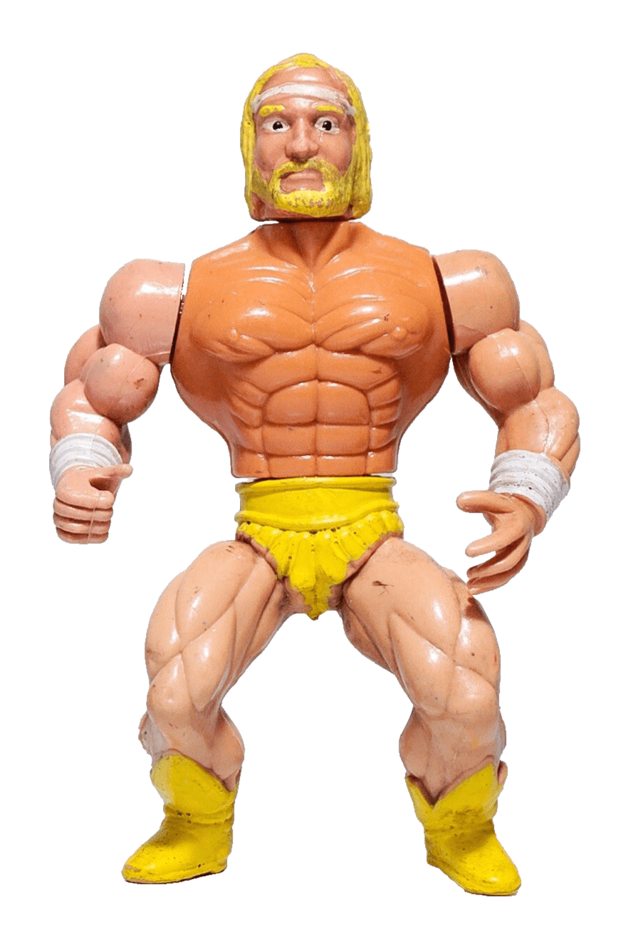 RARE Vintage HULK HOGAN Wrestling WWF Action Figure Toy - Image 1