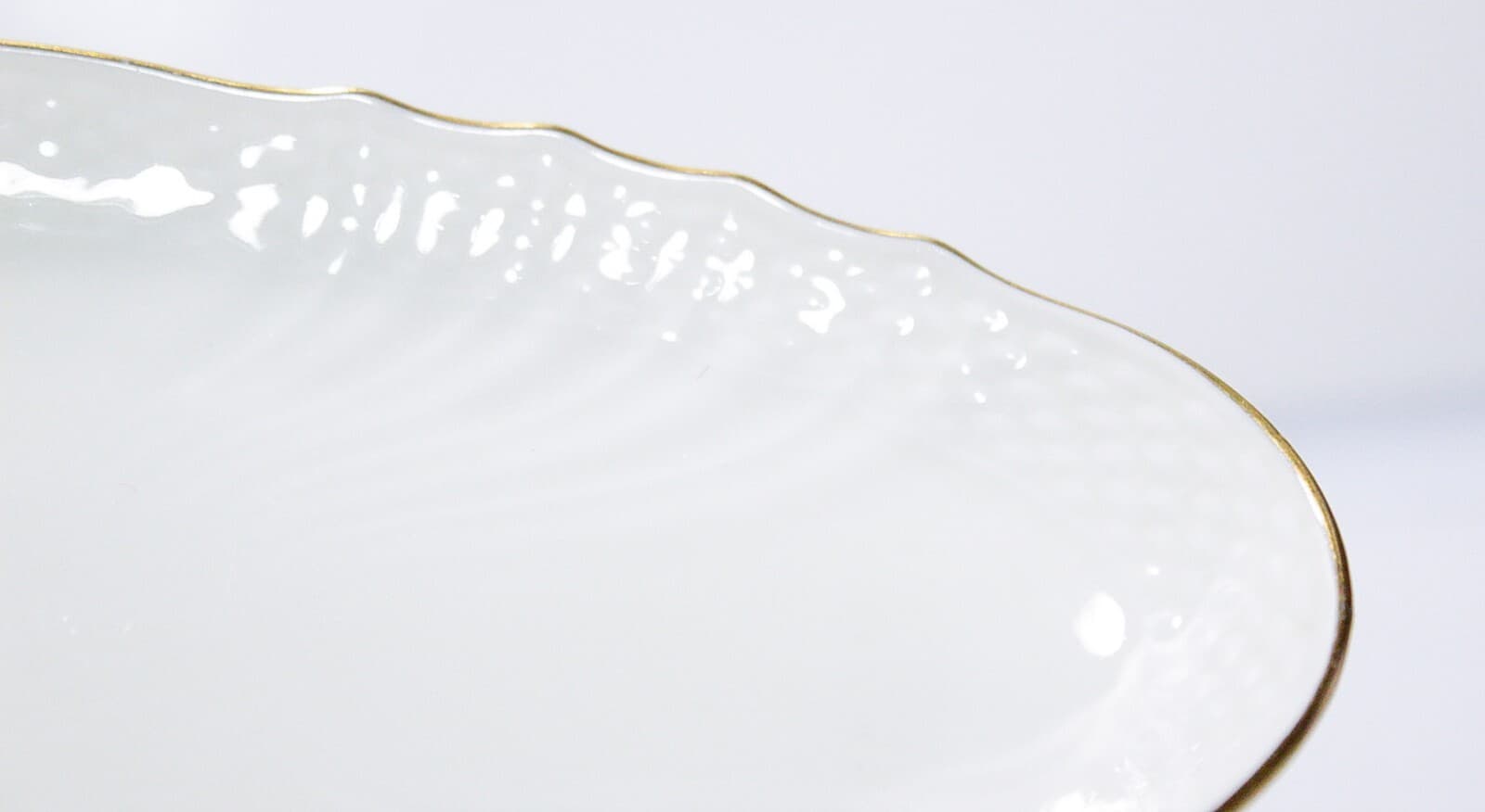 ROYAL COPENHAGEN Denmark Braided Rim Oval Porcelain Serving Platter - Thumbnail 5