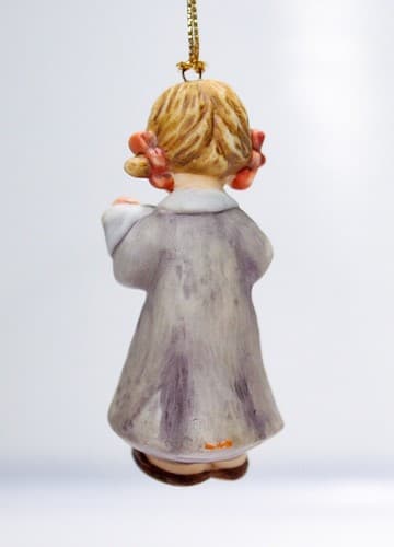 Berta Hummel Goebel 1999 "Lullaby For Dolly" Porcelain Christmas Ornament - Thumbnail 2