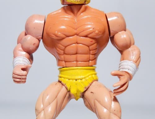 RARE Vintage HULK HOGAN Wrestling WWF Action Figure Toy - Thumbnail 3