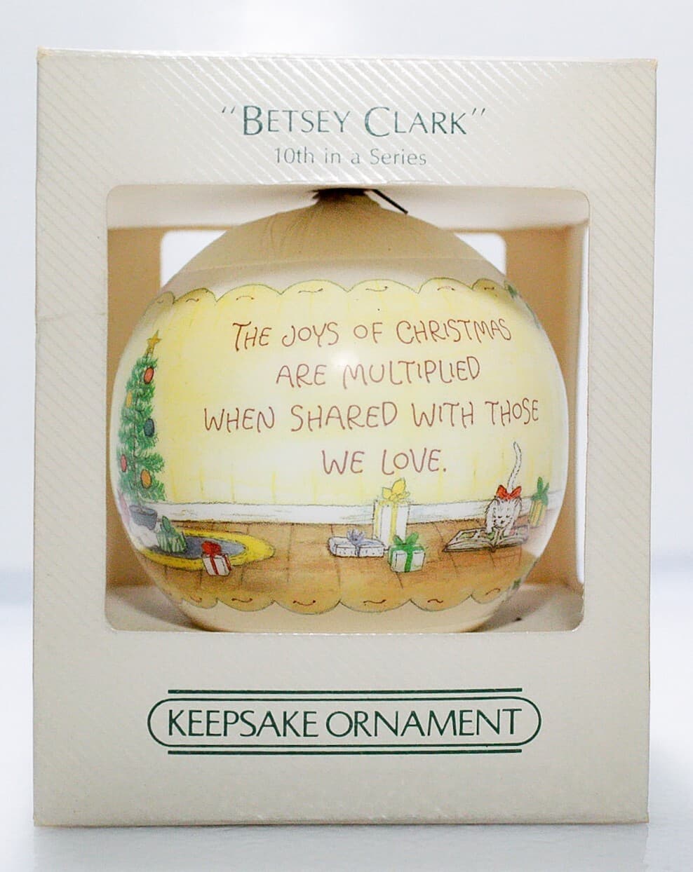 HALLMARK KEEPSAKE "Betsey Clark" 10th In A Series 1982 Christmas Ornament In Box - Thumbnail 4