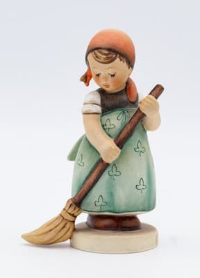 Hummel Goebel Little Sweeper W. Germany Vintage Porcelain Figurine TMK6 Vintage - Thumbnail 6