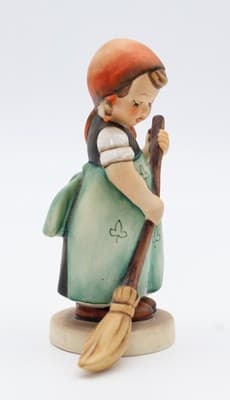 Hummel Goebel Little Sweeper W. Germany Vintage Porcelain Figurine TMK6 Vintage - Thumbnail 7
